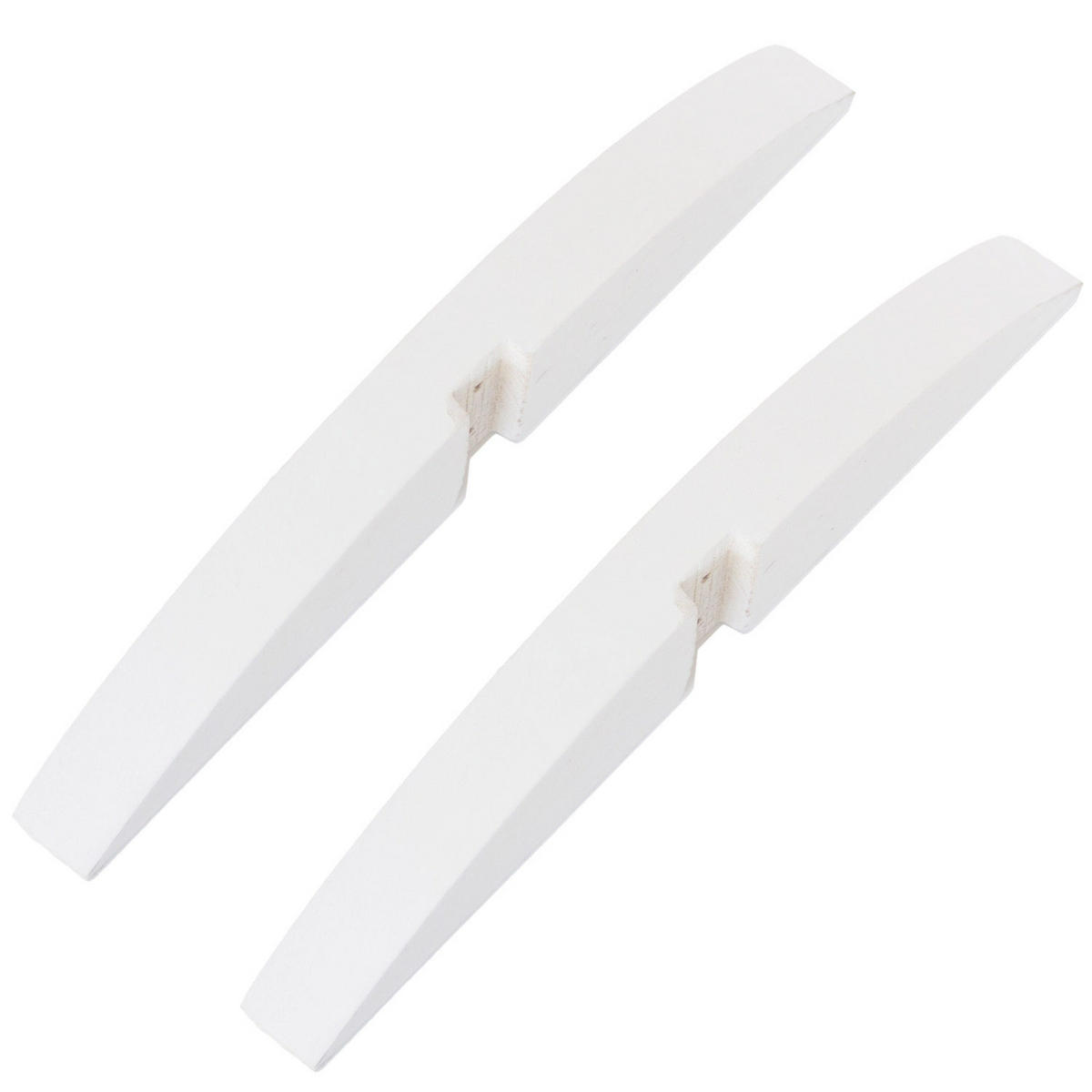 PARAVENT Standfuß weiß 2er Set Weiß für Raumteiler - Weiß, Holz (33/2/2cm) - Homestyle4u
