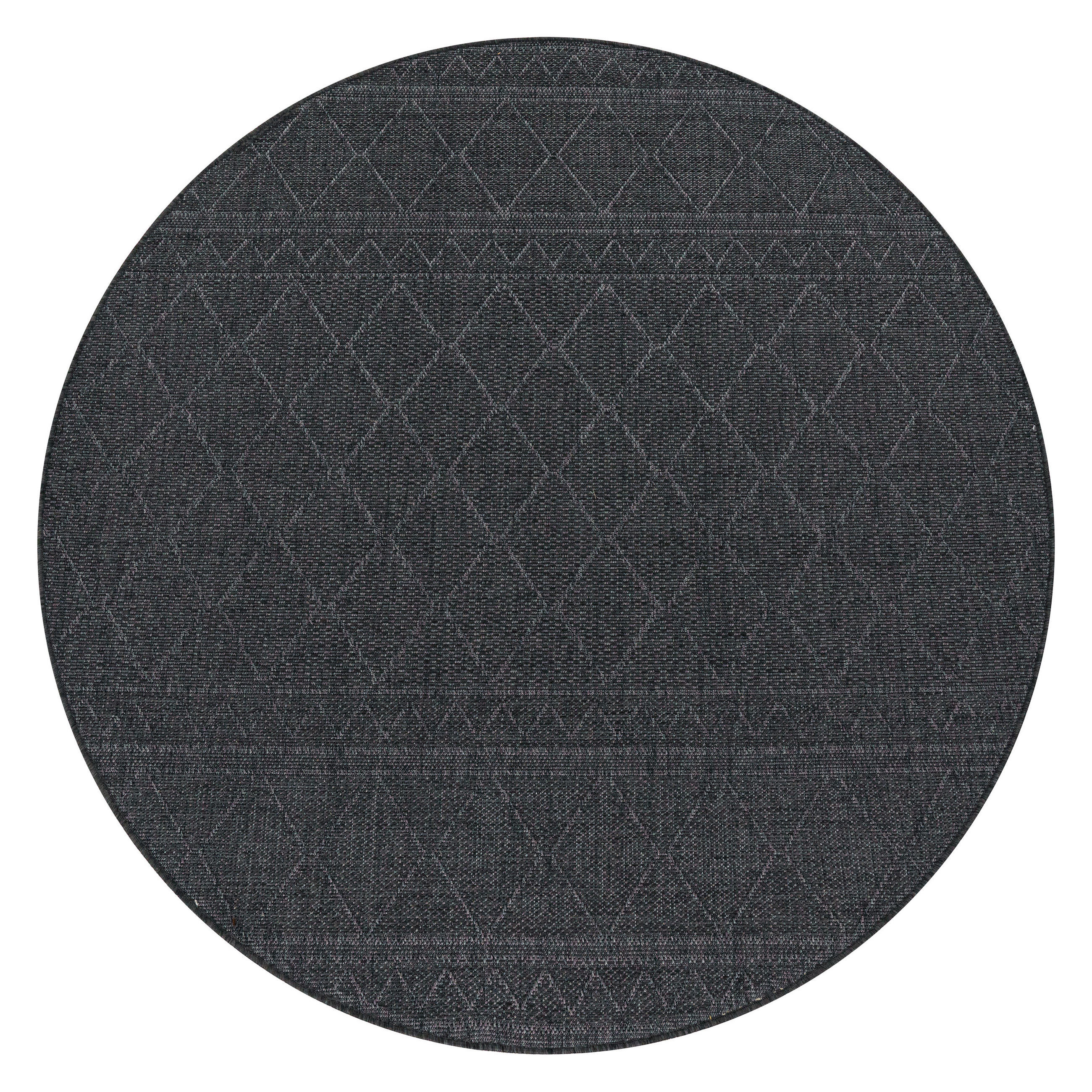 OUTDOORTEPPICH 200/200 cm Vermont 191 - Anthrazit, Textil (200/200cm) - Paco Home