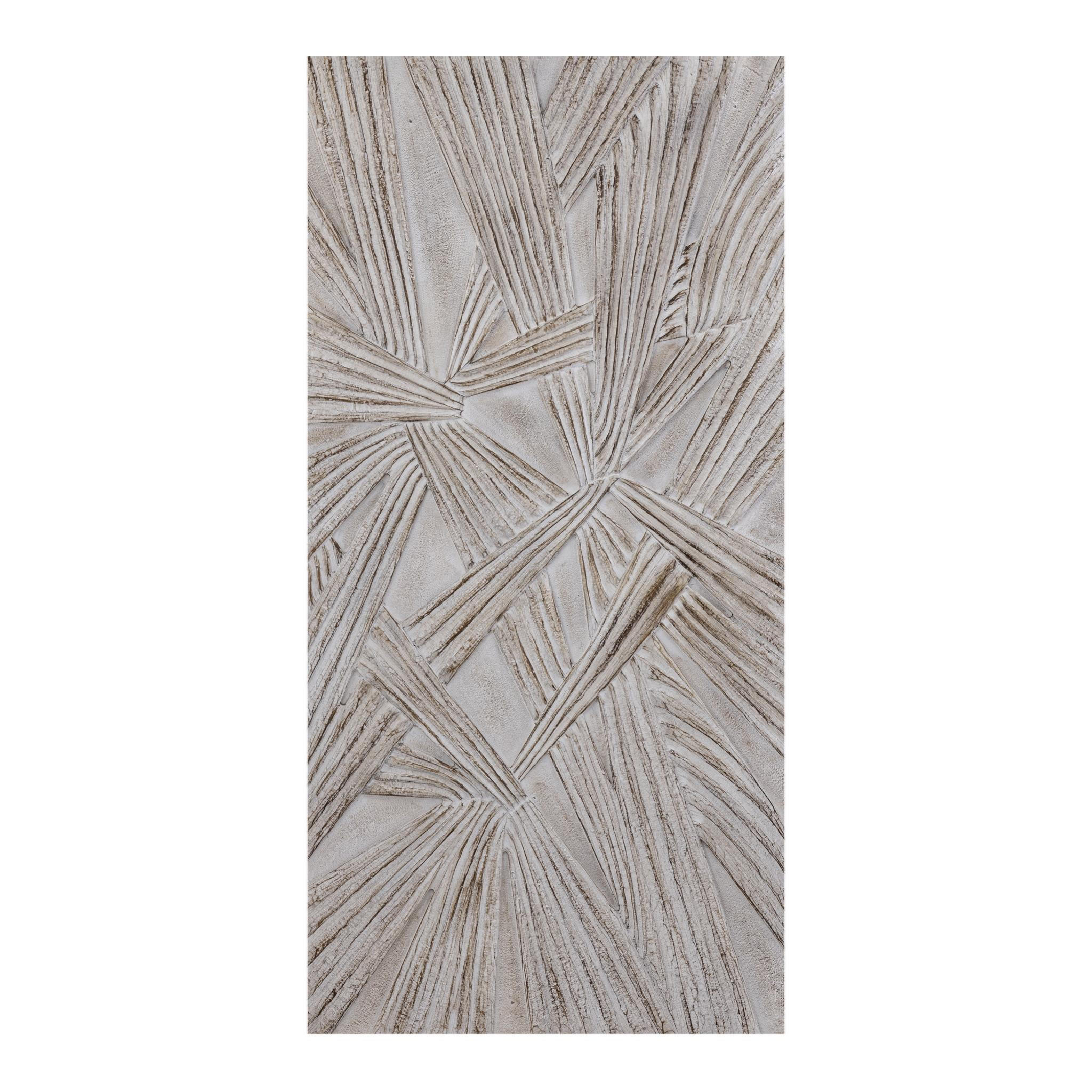 WANDPANEEL Raihan Beige 80/3.5/160cm - Beige, Holz (3.5/160/80cm) - PTMD Collection