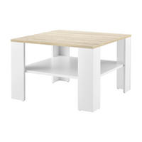 COUCHTISCH Aachen 60/60/40 - Beige, Holzwerkstoff (60/60/40cm) - [en.casa]