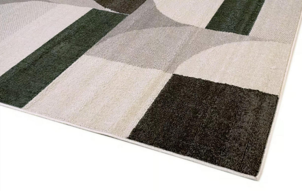 TEPPICH modern Flachgewebe JERSEY Grün 160 x 230 cm - Grün, Textil (160/230cm) - Novatrend