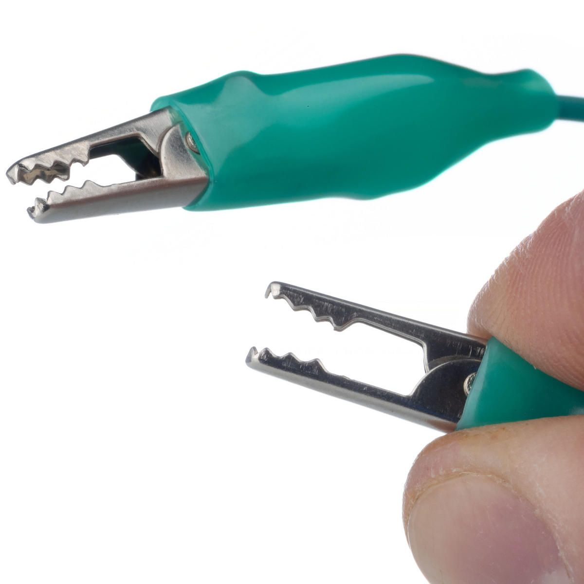 MESSKABEL Universal 10er-Set, 50 cm, beidseitig mit Krokodilklemmen 27 mm - Multicolor, Kunststoff/Metall (10/10/10cm)