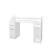 SCHREIBTISCH - Weiß, Holz (123.2/55/90cm) - ML-DESIGN