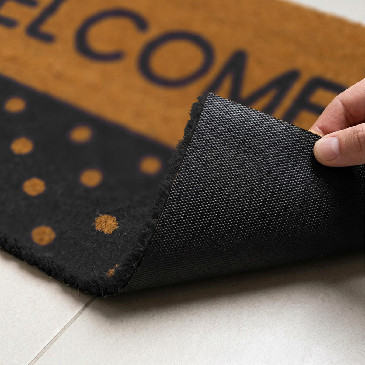 ROHOŽ - viacfarebná, textil/plast (60/40cm) - Relaxdays