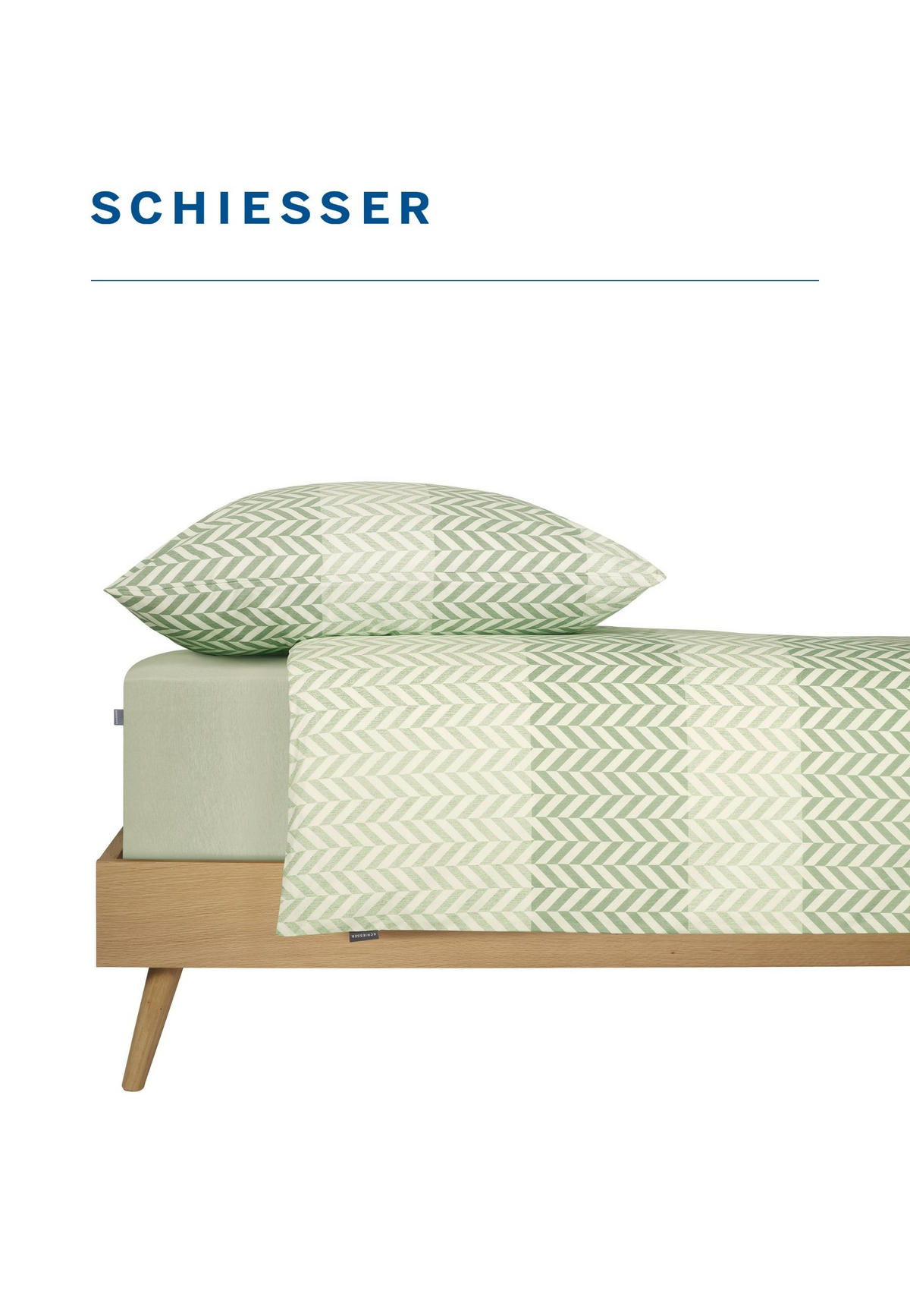 BETTWÄSCHESET Maribel - Renforcé - 2-teilig - 135 x 200 cm - Grün - Grün, Textil (135/200cm) - SCHIESSER