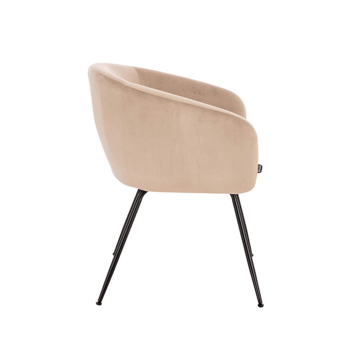 ESSZIMMERSTUHL ARIA - Menge: 1 - Beige, Kunststoff (58/75/57cm) - Home Deluxe