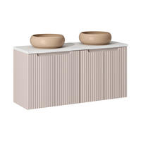 DVOJUMYVADLO 120cm Riva Kašmír - béžová, kompozitní dřevo (120/57/40cm) - Petits-meubles