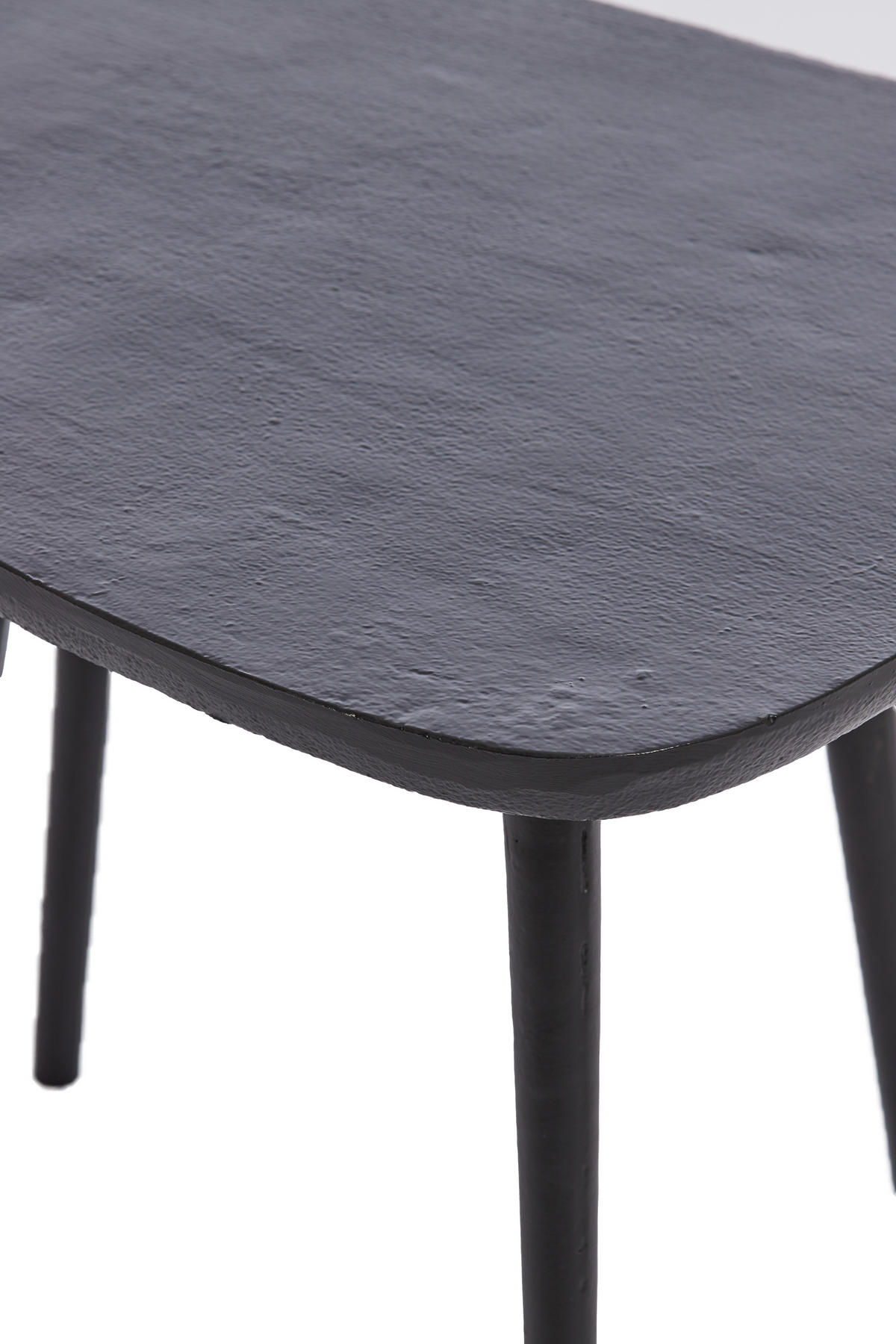 BEISTELLTISCH Puno Schwarz 56/44/44 cm - Schwarz, Metall (56/44/44cm) - Light & Living