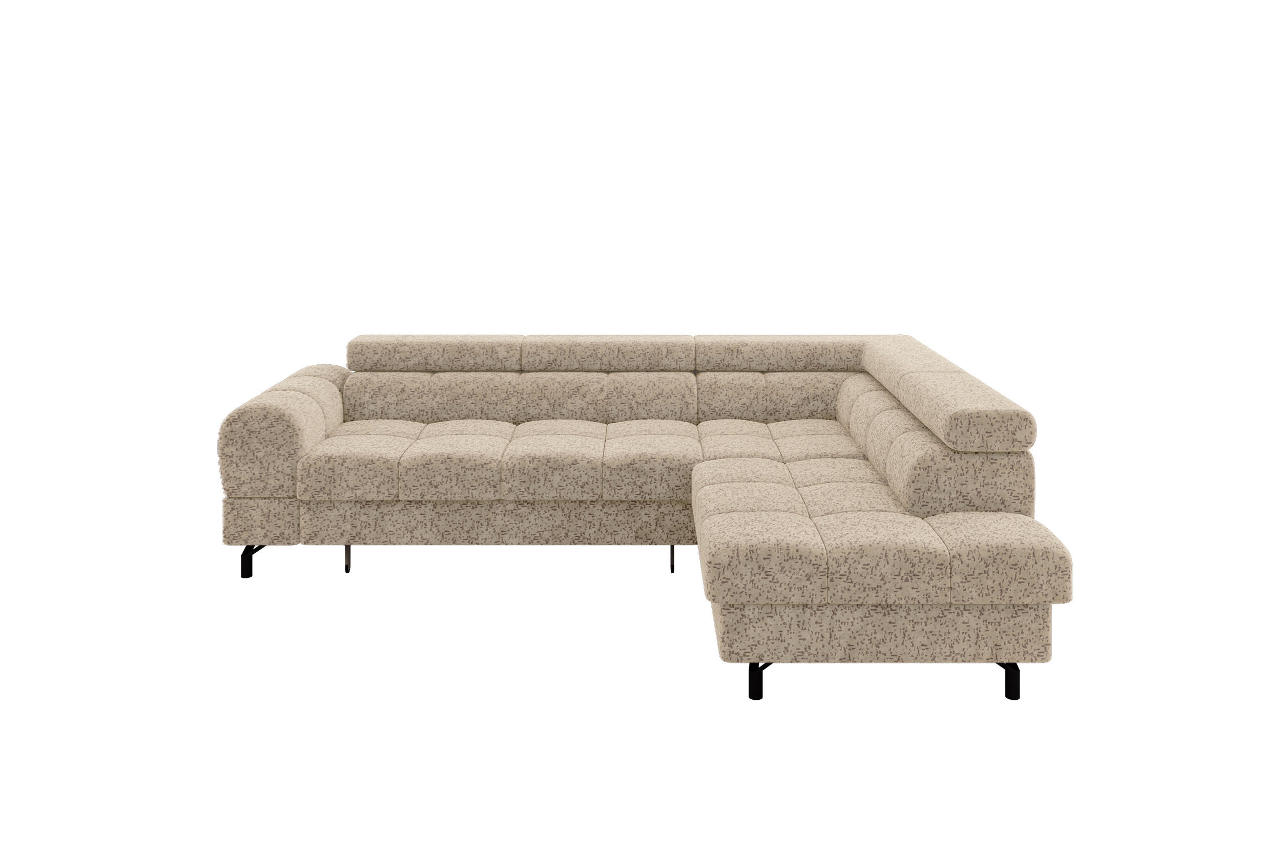 Altdecor Ecksofa Braun 272x203 cm