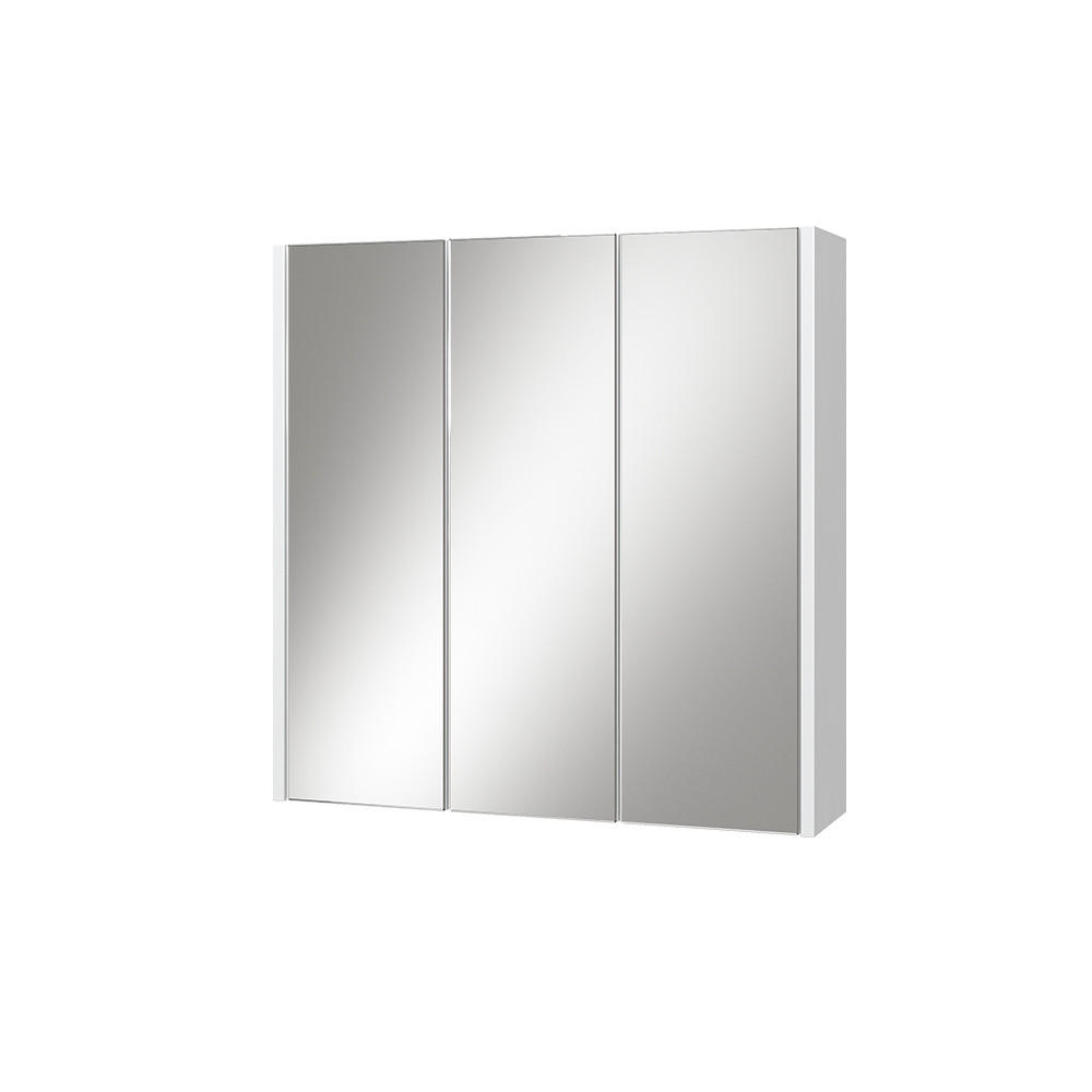 BADSPIEGELSCHRANK Majest Weiß 67.4 x 68 cm - Weiß, Holzwerkstoff (67.4/68/17cm) - Vicco