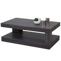 COUCHTISCH rechteck Eiche Schwarzbraun Dekor - Mooreichefarben, Holzwerkstoff (60/110/40cm) - MCW