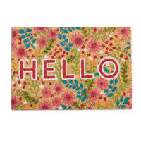 KOKOSFUSSMATTE - Multicolor, Kunststoff/Textil (60/40cm) - Relaxdays