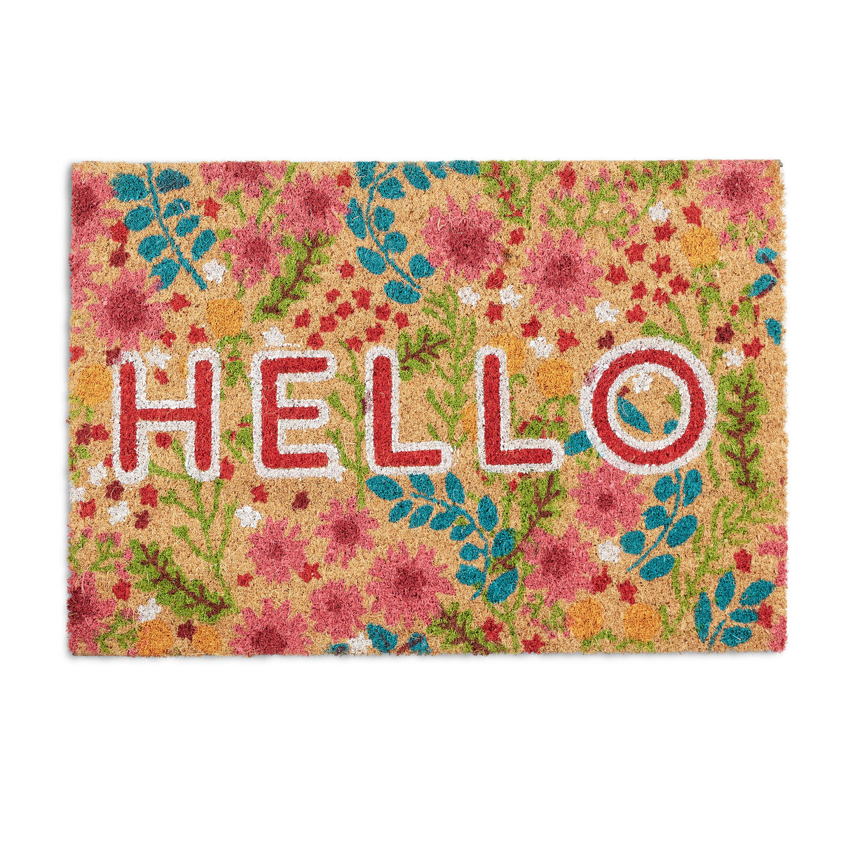 KOKOSFUSSMATTE - Multicolor, Kunststoff/Textil (60/40cm) - Relaxdays