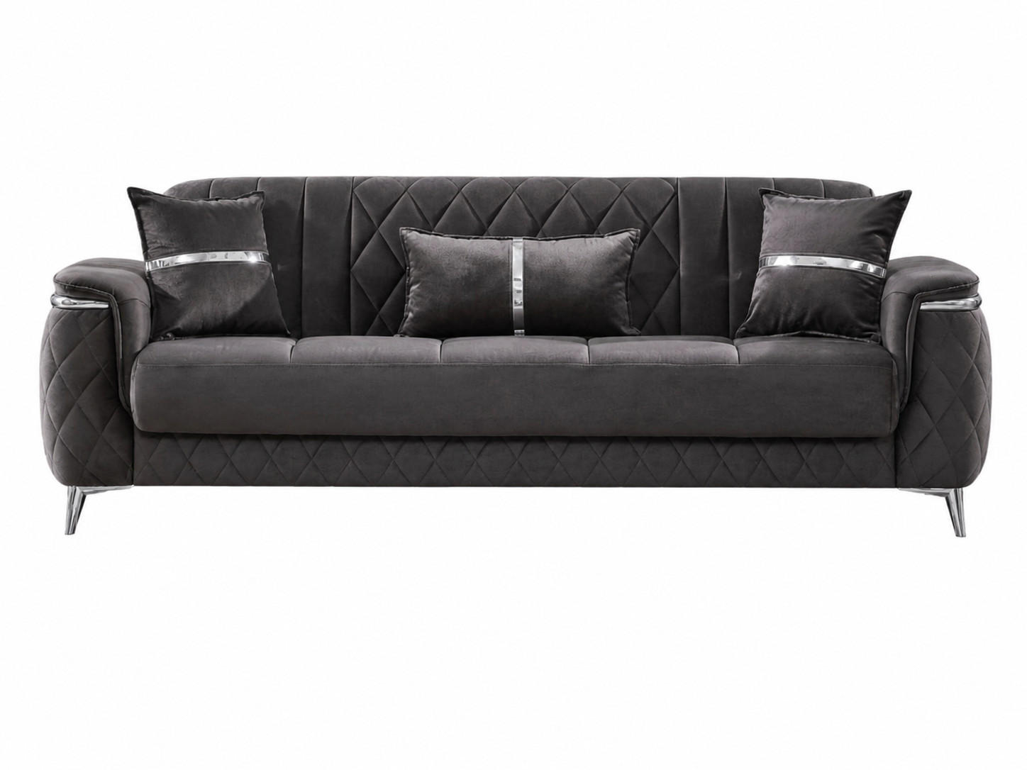 XXXLutz 3-Sitzer Grau 240x90x98 cm