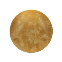 HOCHFLORTEPPICH Melvin waschbar ø 200 cm rund - Gelb, Kunststoff (200/200cm) - benuta Nest