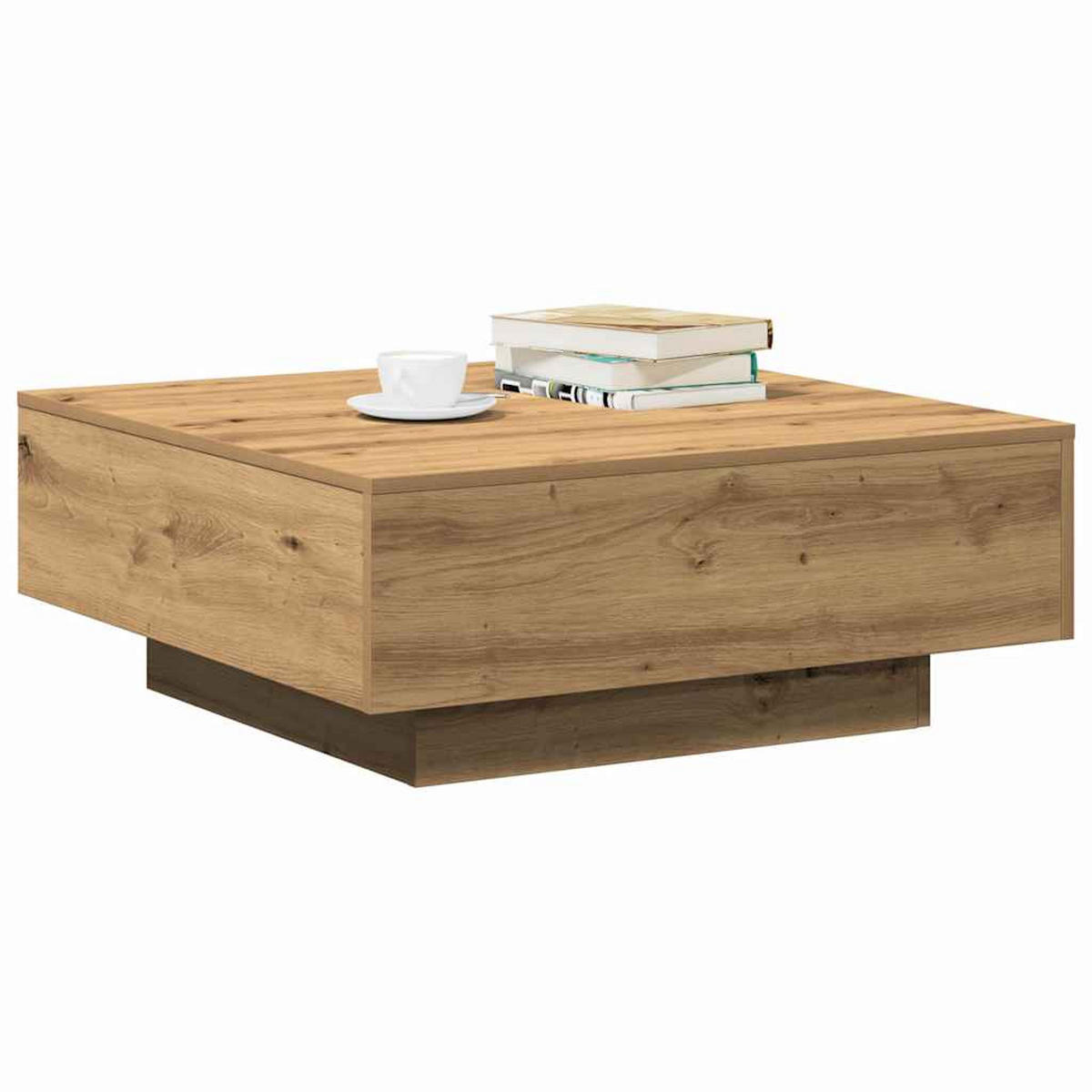 COUCHTISCH Artisan-Eiche 80/80/31 Cm - Braun, Holzwerkstoff (80/80/31cm) - vidaXL