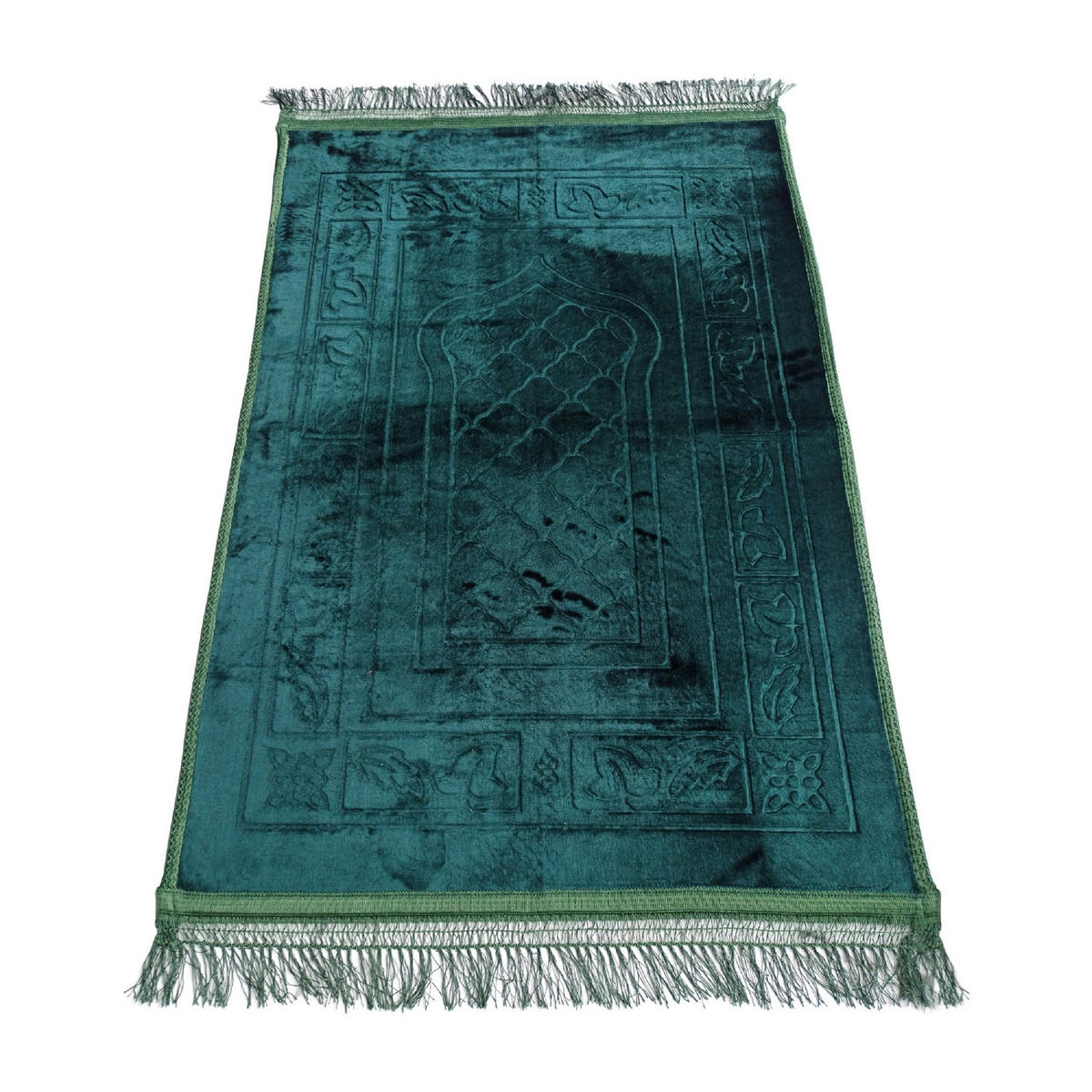 ORIENTTEPPICH Gebetsteppich Islam Seccade (Grün) - Grün, Textil (80/120cm) - Gowoll