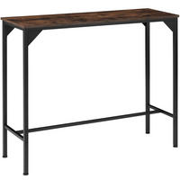 BARTISCH Kerry,120 x 40 x 100,5 cm,Industrial Holz dunkel, rustikal - Rostfarben, Holz (40/100.5/120cm) - tectake