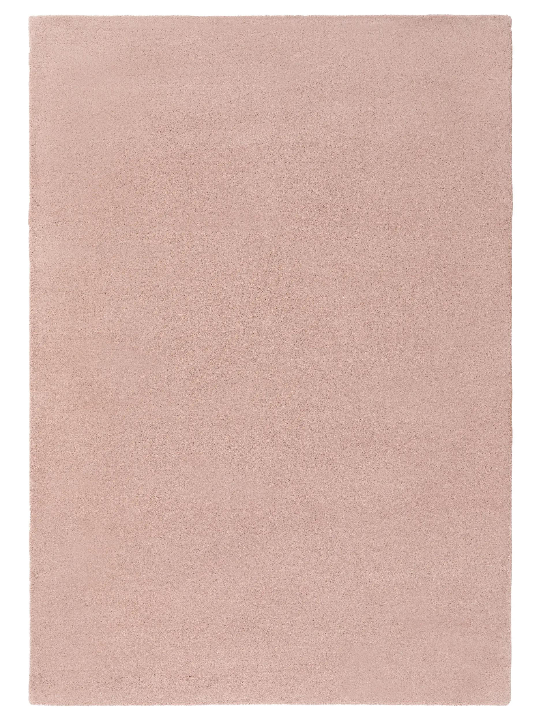 VOLNENA preproga Bent roza 120x170 cm - roza, tekstil/naravni materiali (120/170cm) - benuta Nest