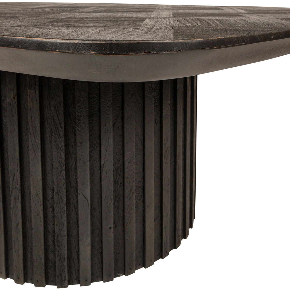 COUCHTISCH Fieron Schwarz 177/78/40cm - Schwarz, Holz (177/78/40cm) - PTMD Collection