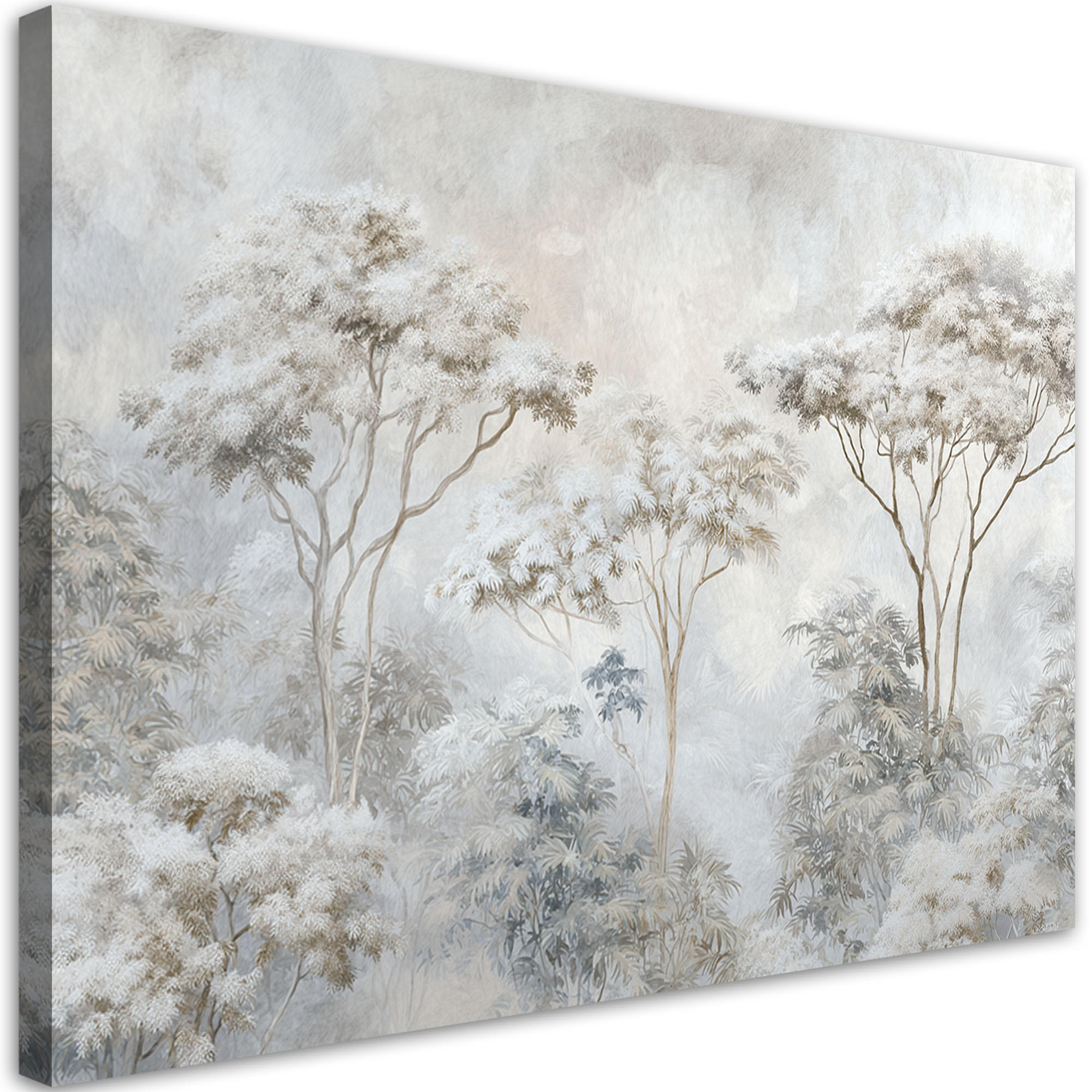 Feeby Leinwandbild, Grau 90x60 cm