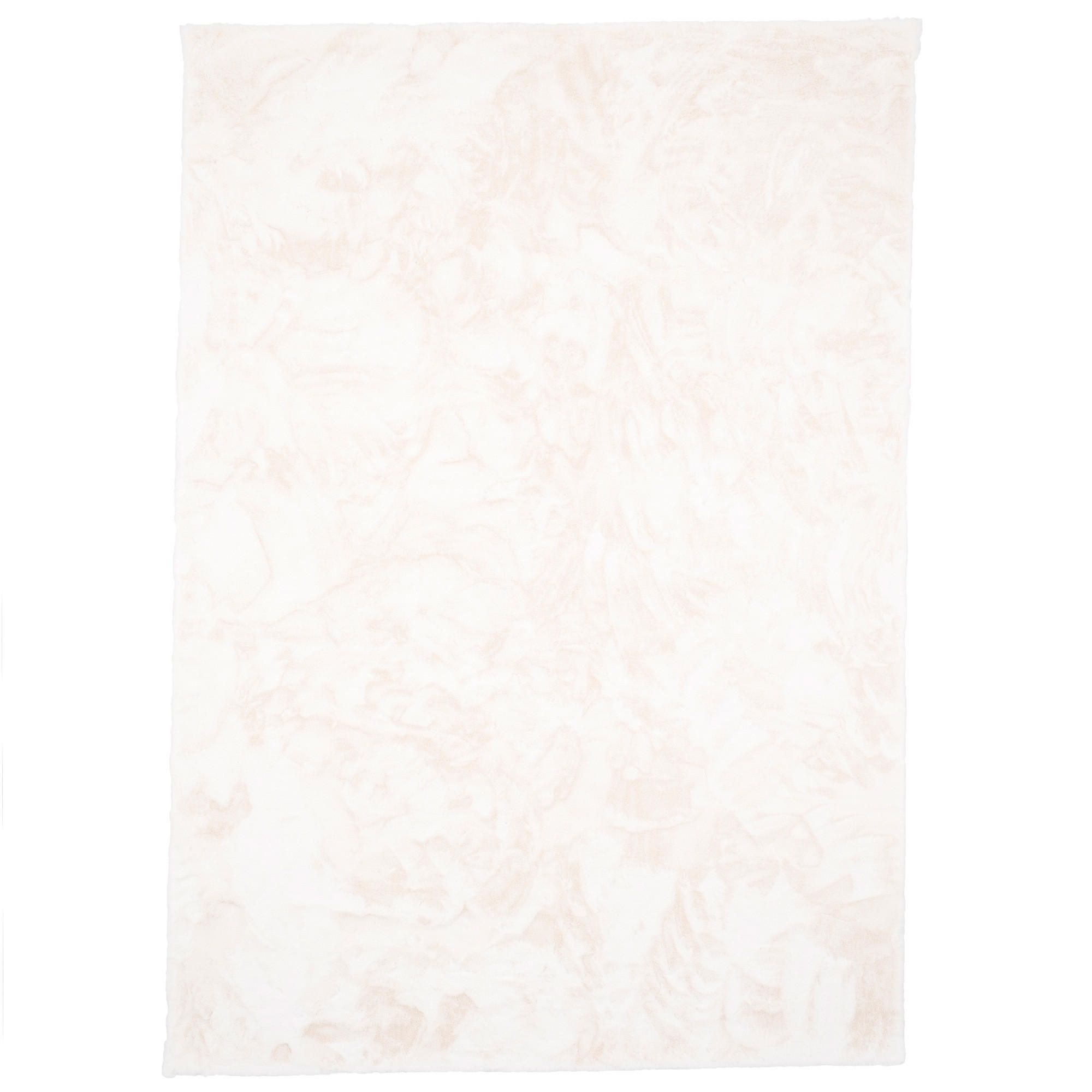 FELLTEPPICH LUXUS SUPER SOFT PLUSH - Weiß, Textil (160/230cm) - Pergamon