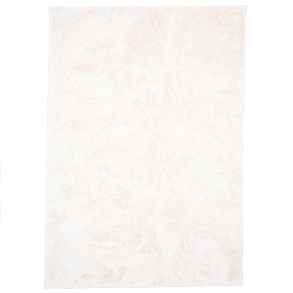 FELLTEPPICH LUXUS SUPER SOFT PLUSH - Weiß, Textil (120/170cm) - Pergamon