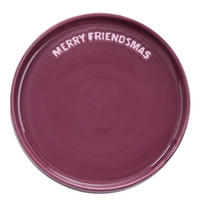 TELLER Good Vibes Merry Friendmas - Flieder, Keramik (15/15/1cm) - Butlers
