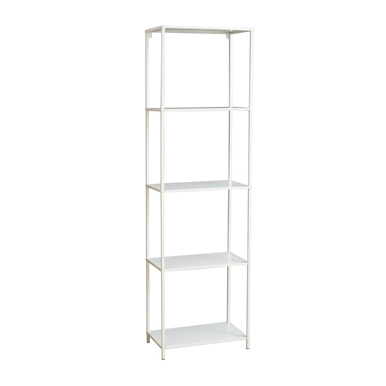 METALLREGAL CARPO Weiß - Weiß, Metall (51/80/30cm) - SVITA