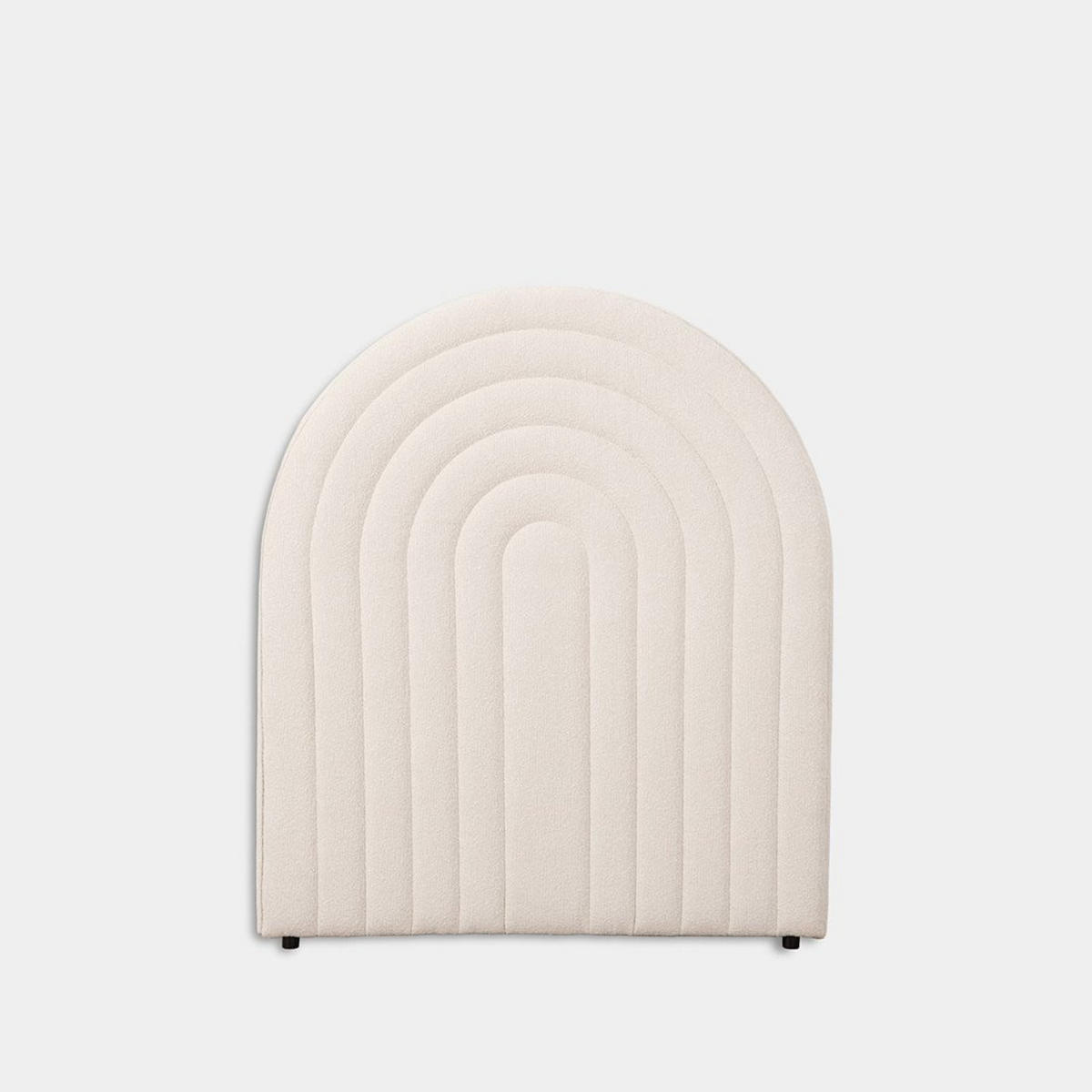 CABECERO INDIVIDUAL Kio Beige 107 cm x 125 cm - Beige, Textil (107/7cm) - Klast Home