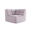 SOFAELEMENT Samt Stoff Violett - Lila/Flieder, Kunststoff/Textil (98/75/98cm) - Makamii