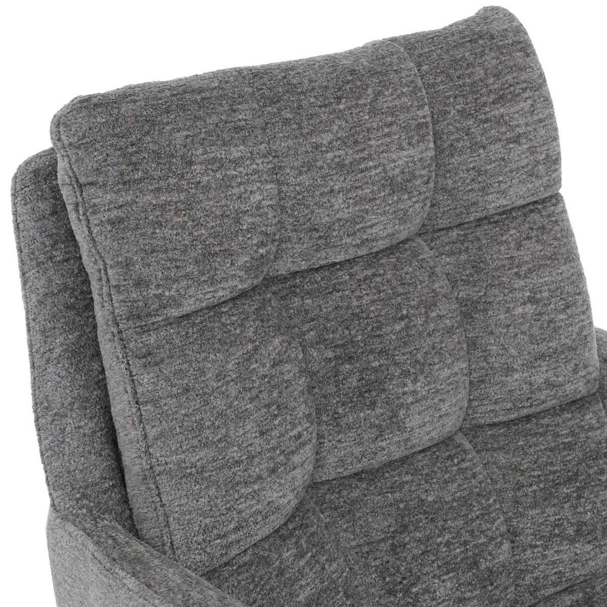 JÍDELNÍ ŽIDLE Šedá, sada 2 ks - šedá, textil (61/89/66cm) - MCW