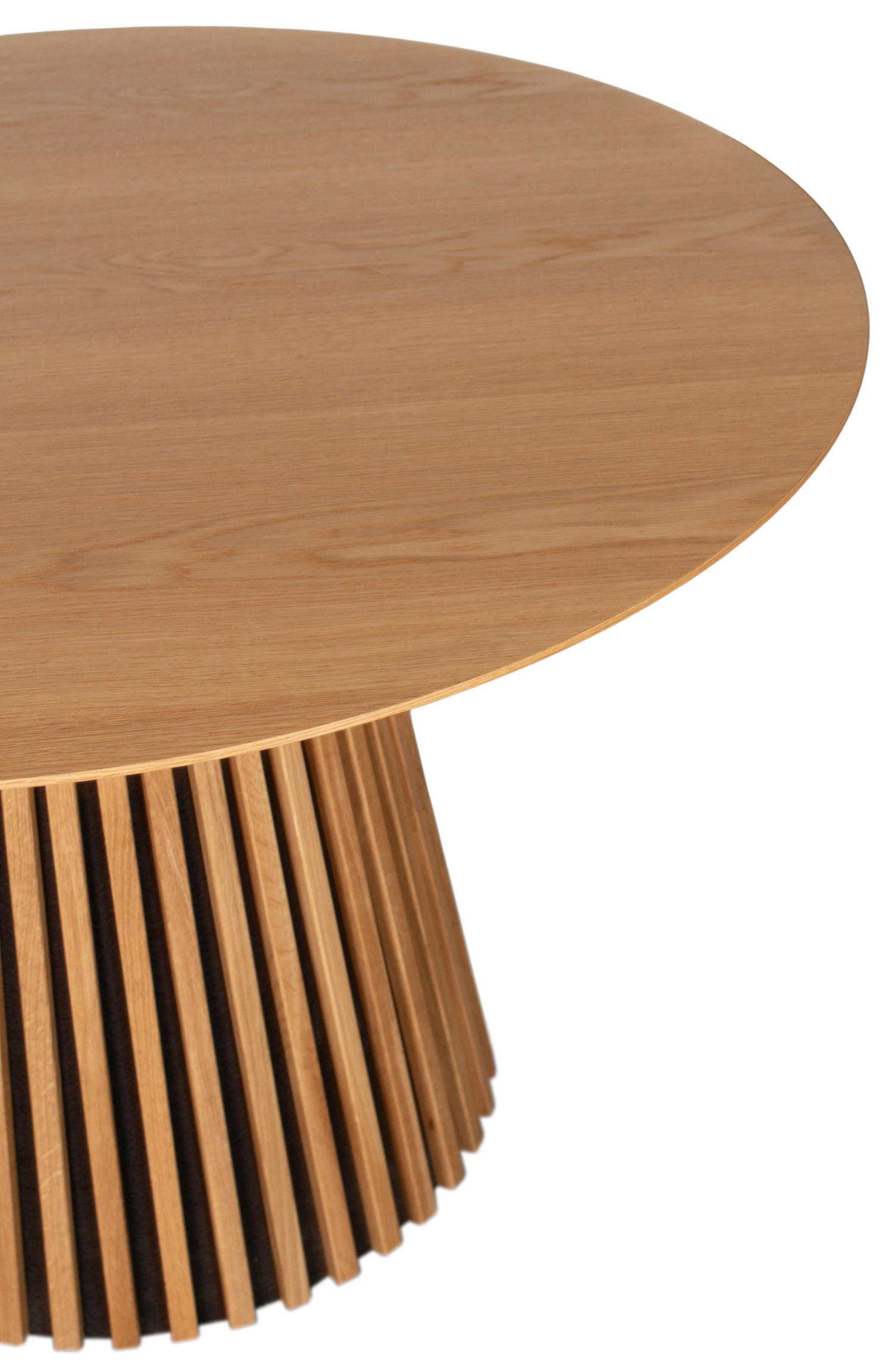 DININGTISCH Oria - rund 120 cm - Eichenholz natur - Braun/Naturfarben, Holz (120/120/75cm) - bene living