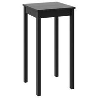 BARTISCH MDF Schwarz 55x55x107 cm - Schwarz, Holz (55/55/107cm)
