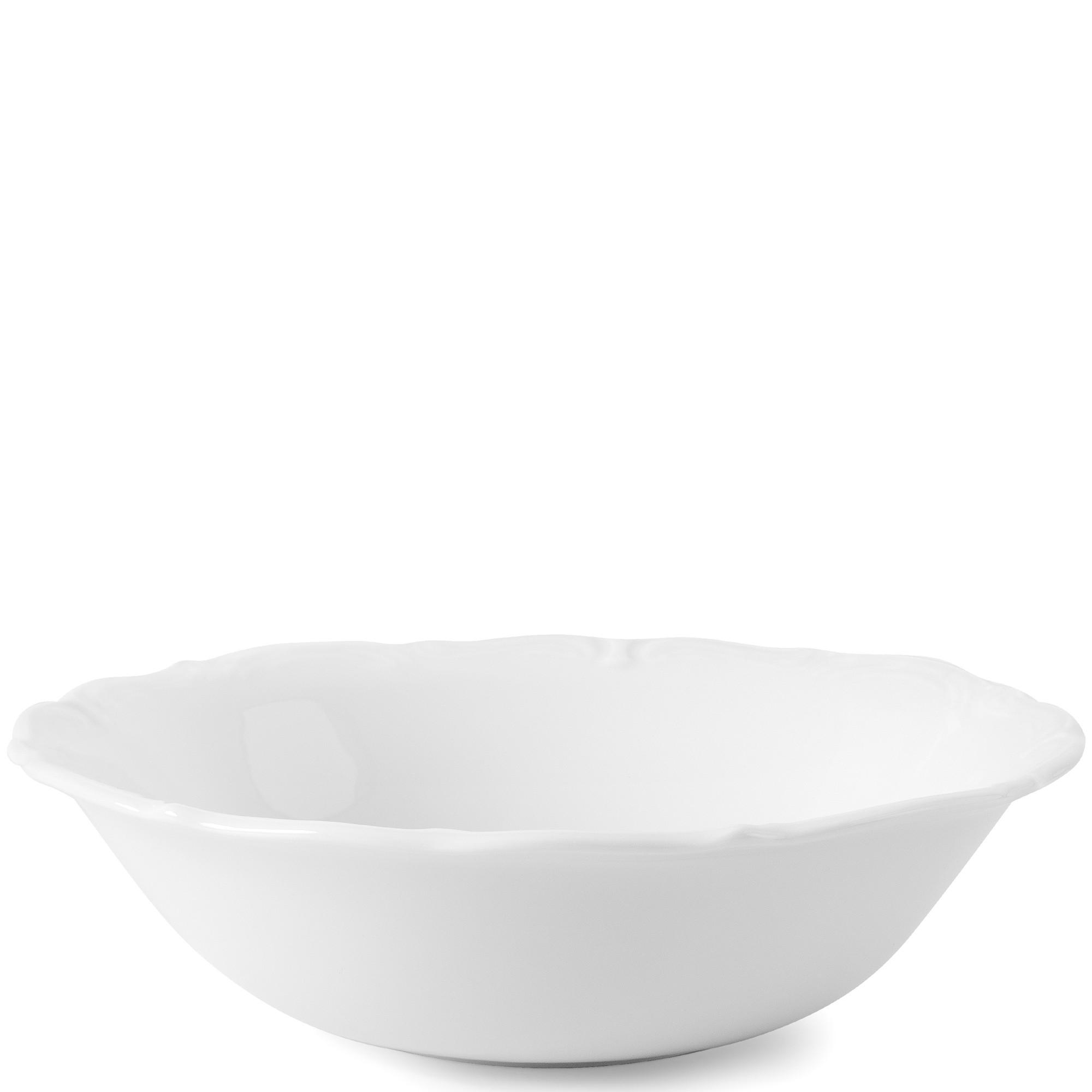 SALATSCHÜSSEL Chodziez MARIA TERESA - Weiß, Keramik (15cm) - KONSIMO®