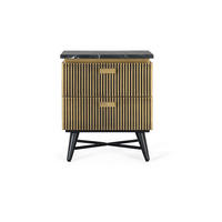 NACHTTISCH aus Marmor - Bronzefarben, Metall (40/59/50cm) - Giner y Colomer