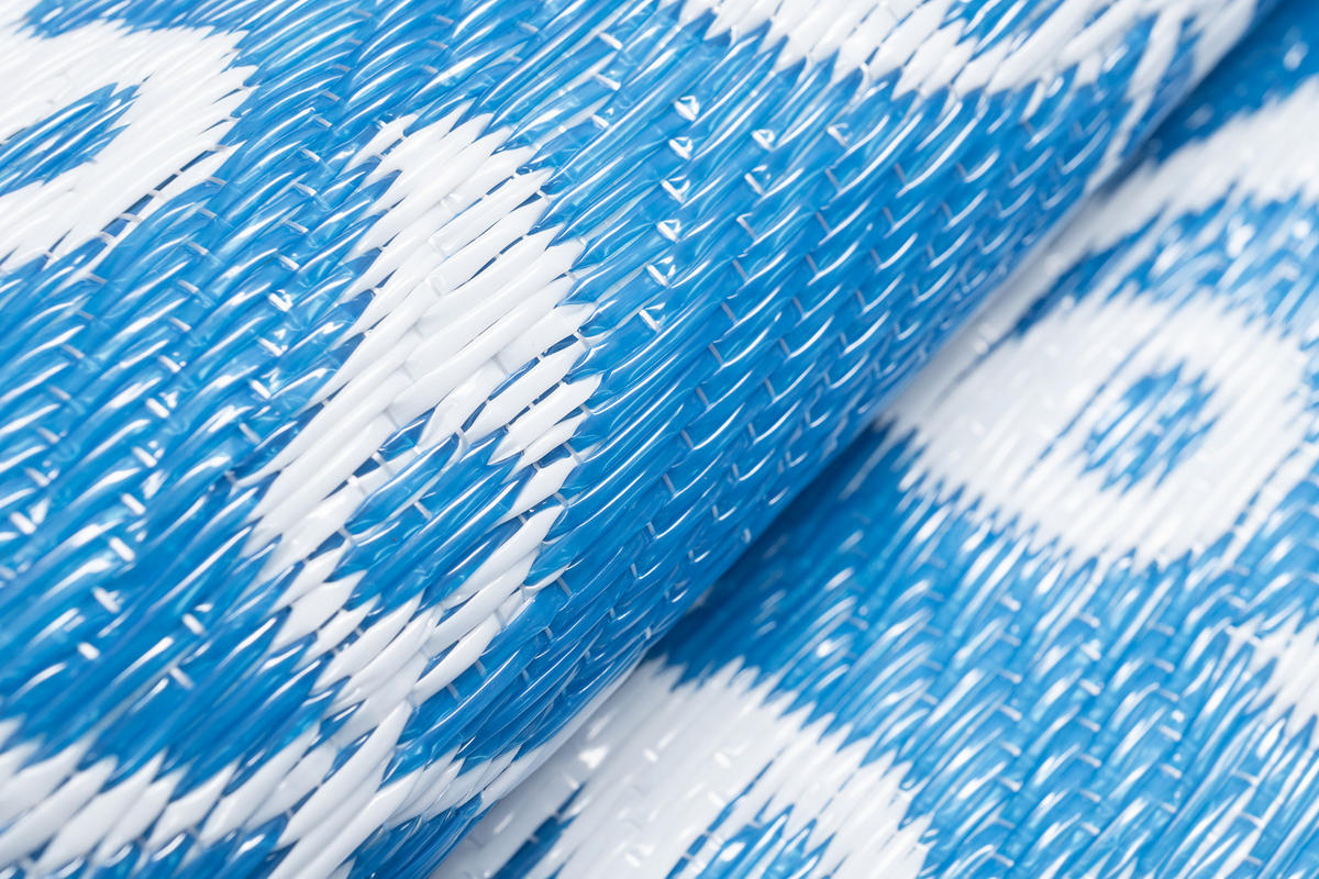 TEPPICH IBIZA Blau 180/270 cm - Blau, Kunststoff (180/270cm) - Tapiso