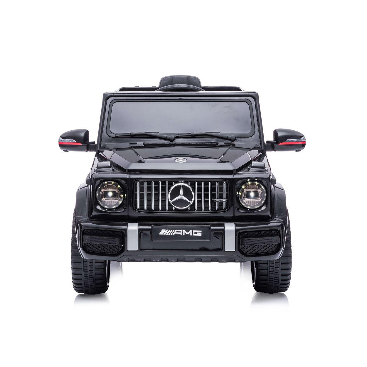 ELEKTROAUTO SUV Mercedes G63 schwarz G63 AMG Zweisitzer Radio, Fernbedienung - Schwarz, Kunststoff (143/82/64cm) - Chipolino