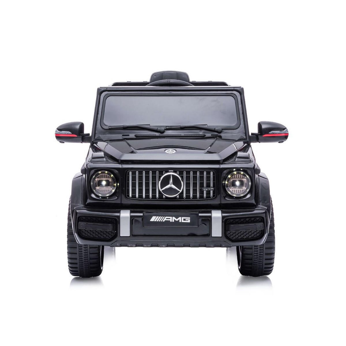 ELEKTROAUTO SUV Mercedes G63 schwarz G63 AMG Zweisitzer Radio, Fernbedienung - Schwarz, Kunststoff (143/82/64cm) - Chipolino