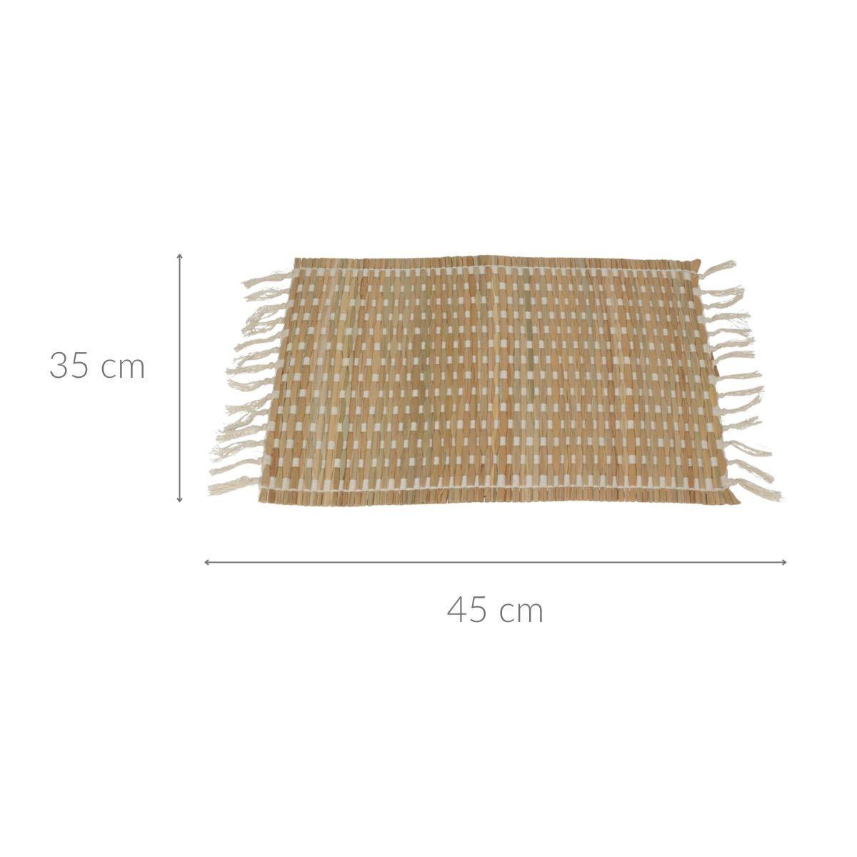 TISCHSET Seegras 35/45 cm - Braun, Naturmaterialien (35cm)