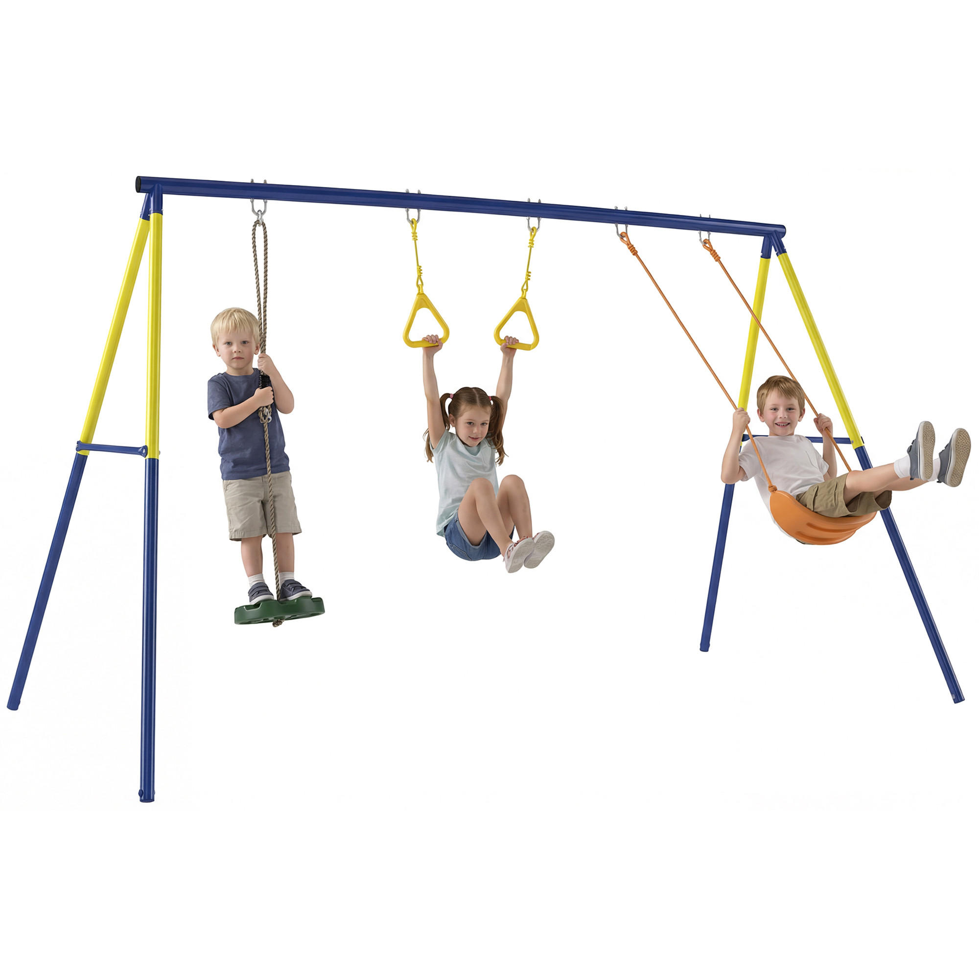 SCHAUKELGESTELL 3-IN-1 DE-09348 Mehrfarbig - Multicolor, Metall (160/285cm) - ComfortXL