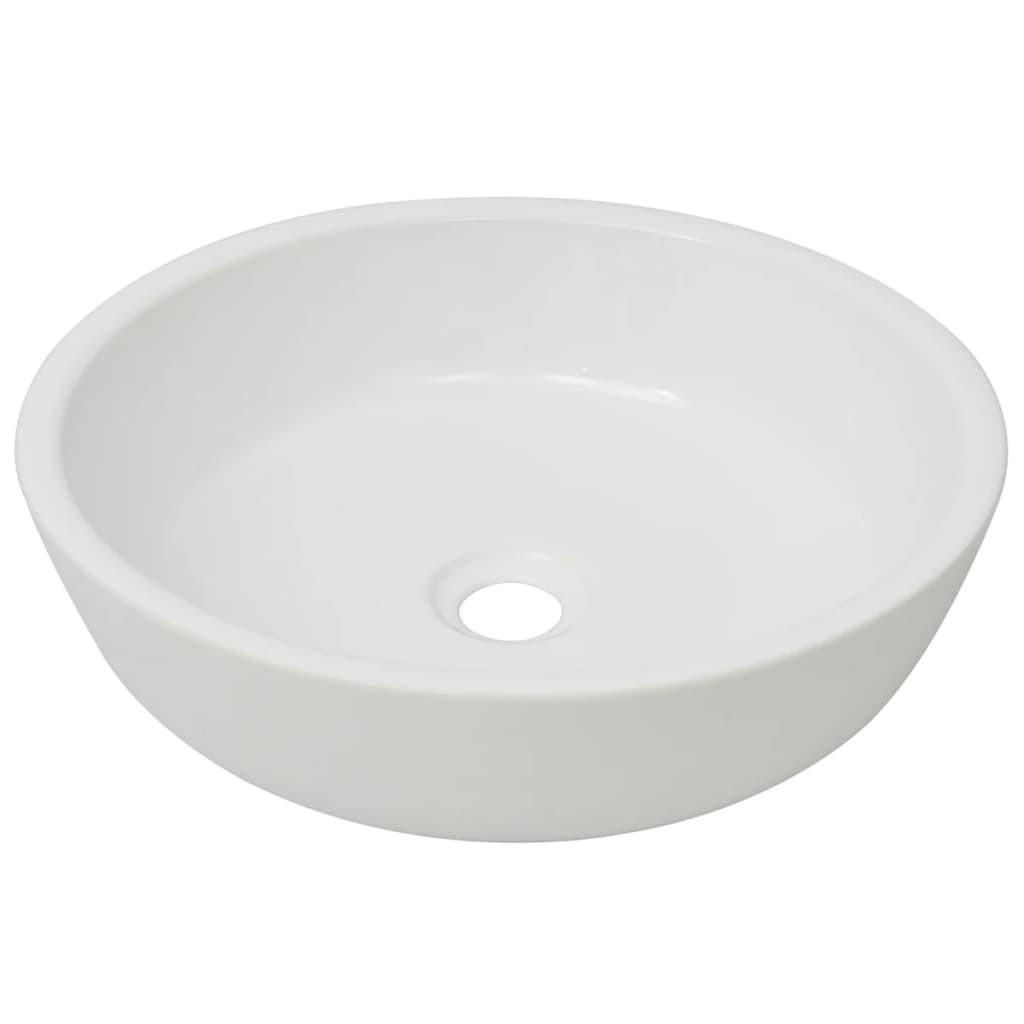 WASCHBECKEN Kupka 42/42/12 cm - Weiß, Keramik (42/12/42cm) - Nettlife