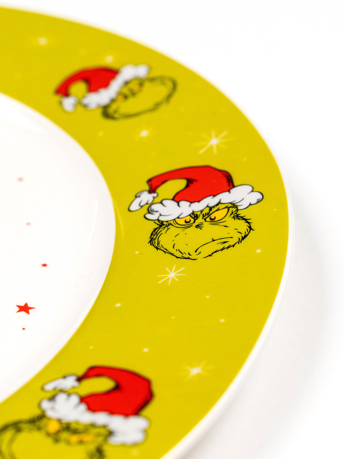 PLATZTELLER The Grinch Merry Grinchmas Grün 26,5 cm - Grün, Keramik (26.5cm) - United Labels
