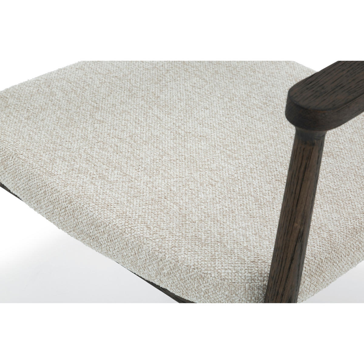 ESSZIMMERSTUHL Bergen beiger Sitz - Braun, Holz (58/77/59cm) - WOODEK