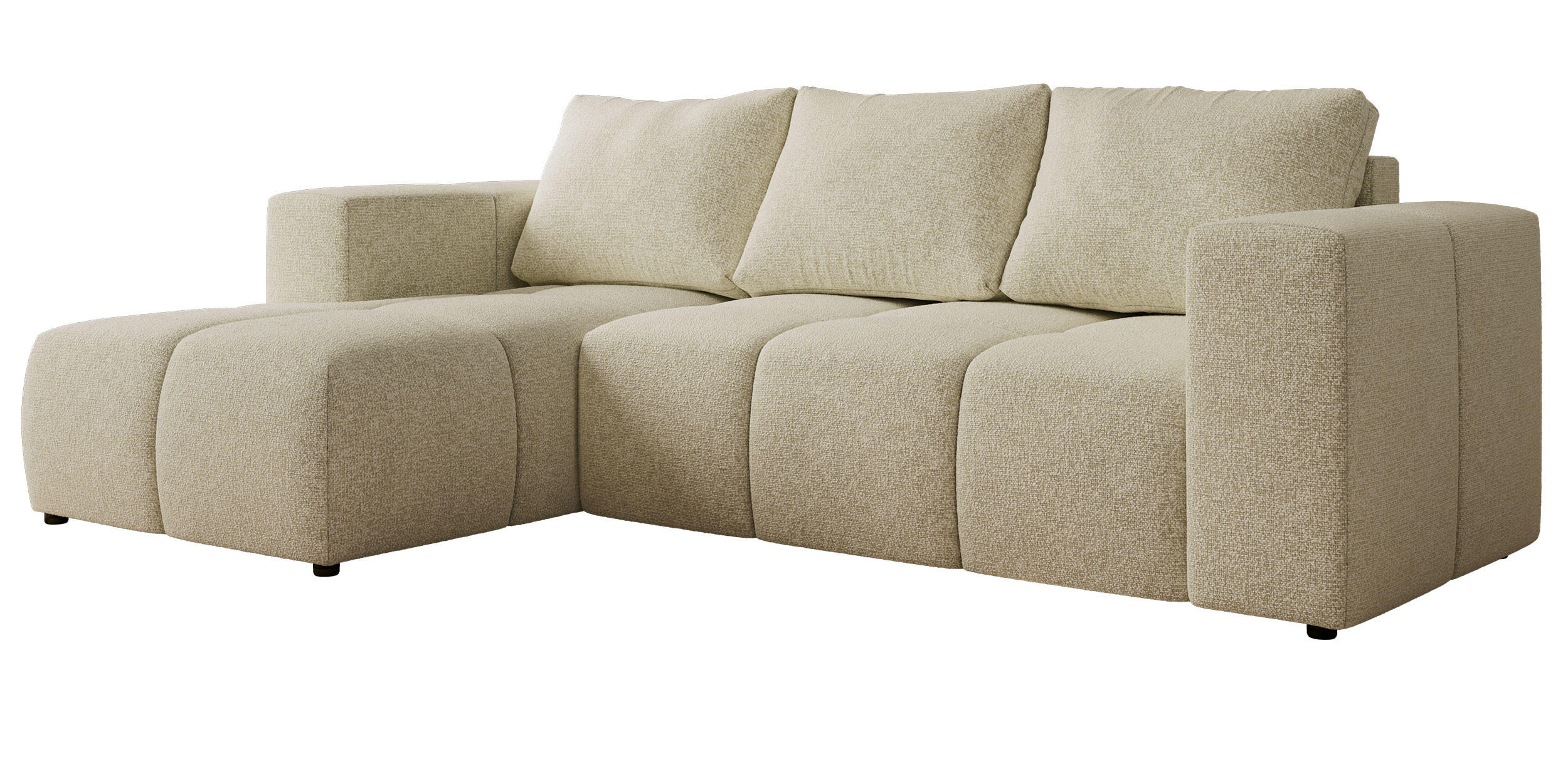MKS Ecksofa Creme 266x164 cm