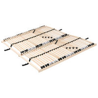 LATTENROST 180/200 cm Liry - Hellbraun/Braun, Holz (180/200cm) - Beliani