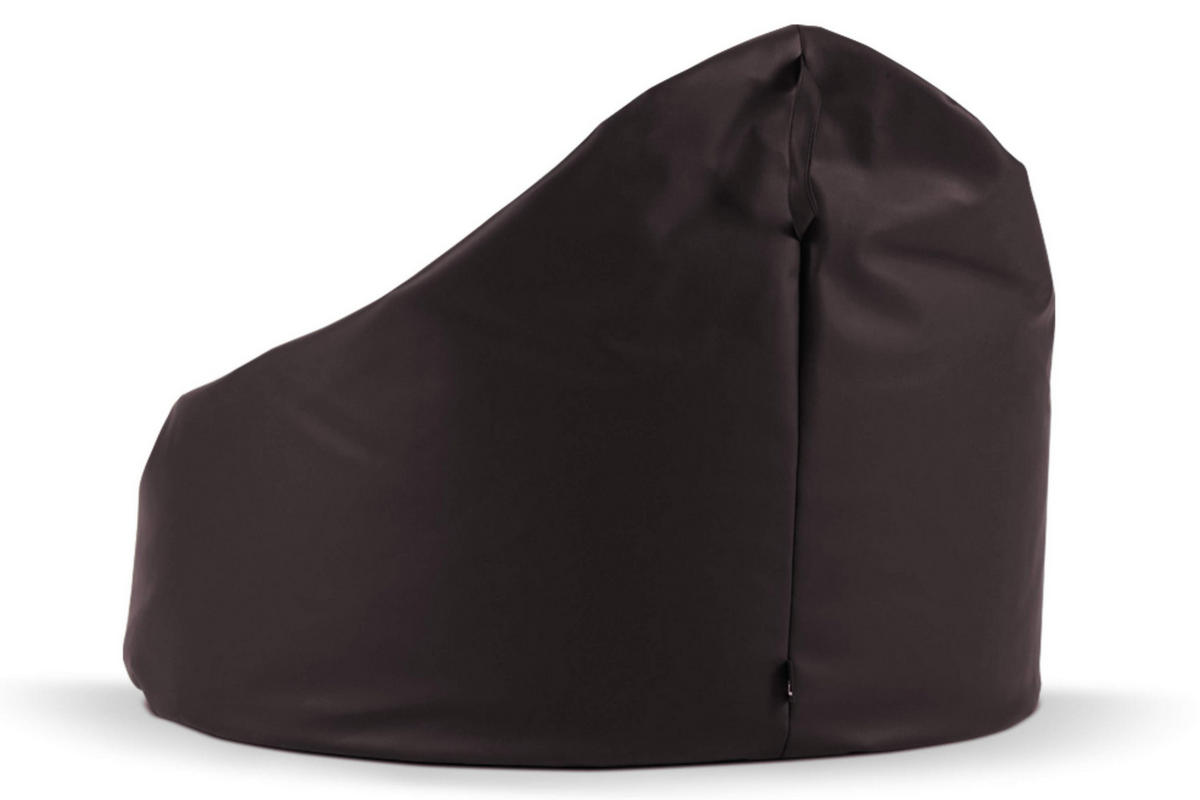 SITZSACK COSMO aus Lederoptik, Braun - Braun, Textil (85/80/85cm) - KONSIMO®