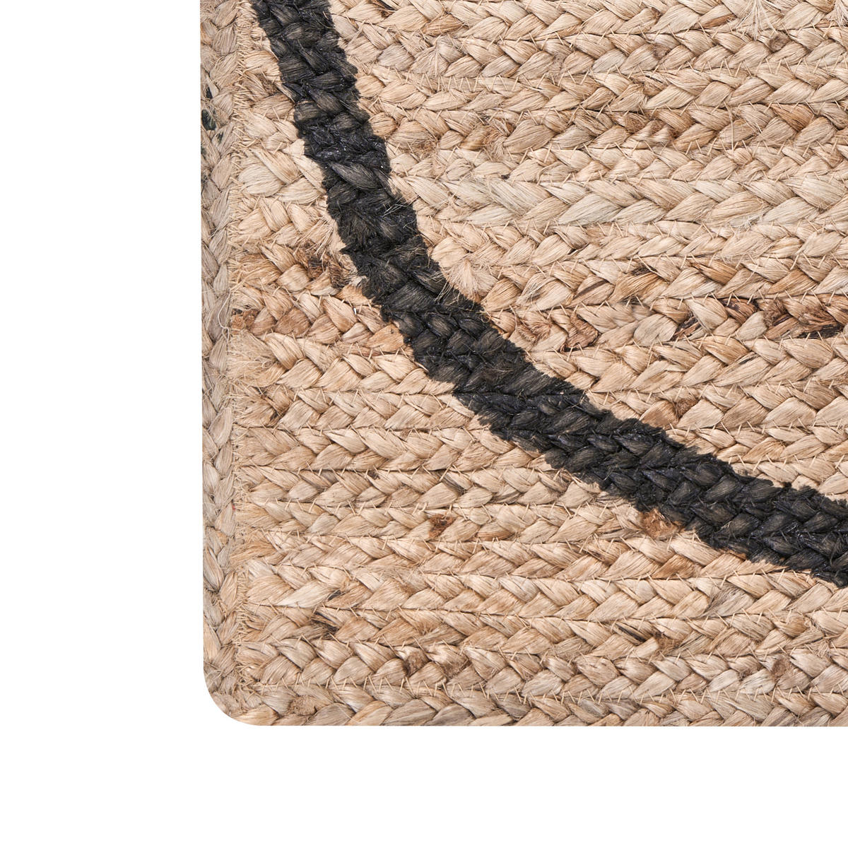 KOBEREC Béžový 160/230 cm Juta Ghota - béžová, textil (160/230cm) - Beliani