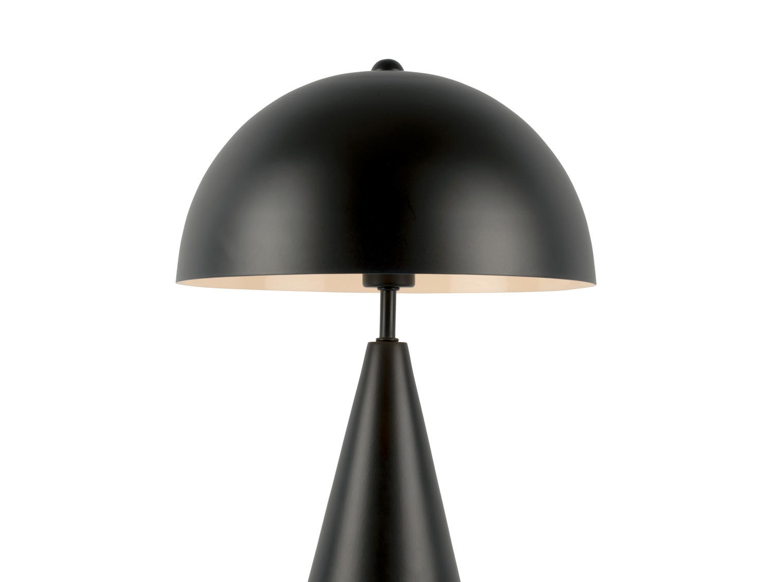 TISCHLAMPE Sublime 25/25/35 cm - Schwarz, Metall (25/25/35cm) - Leitmotiv