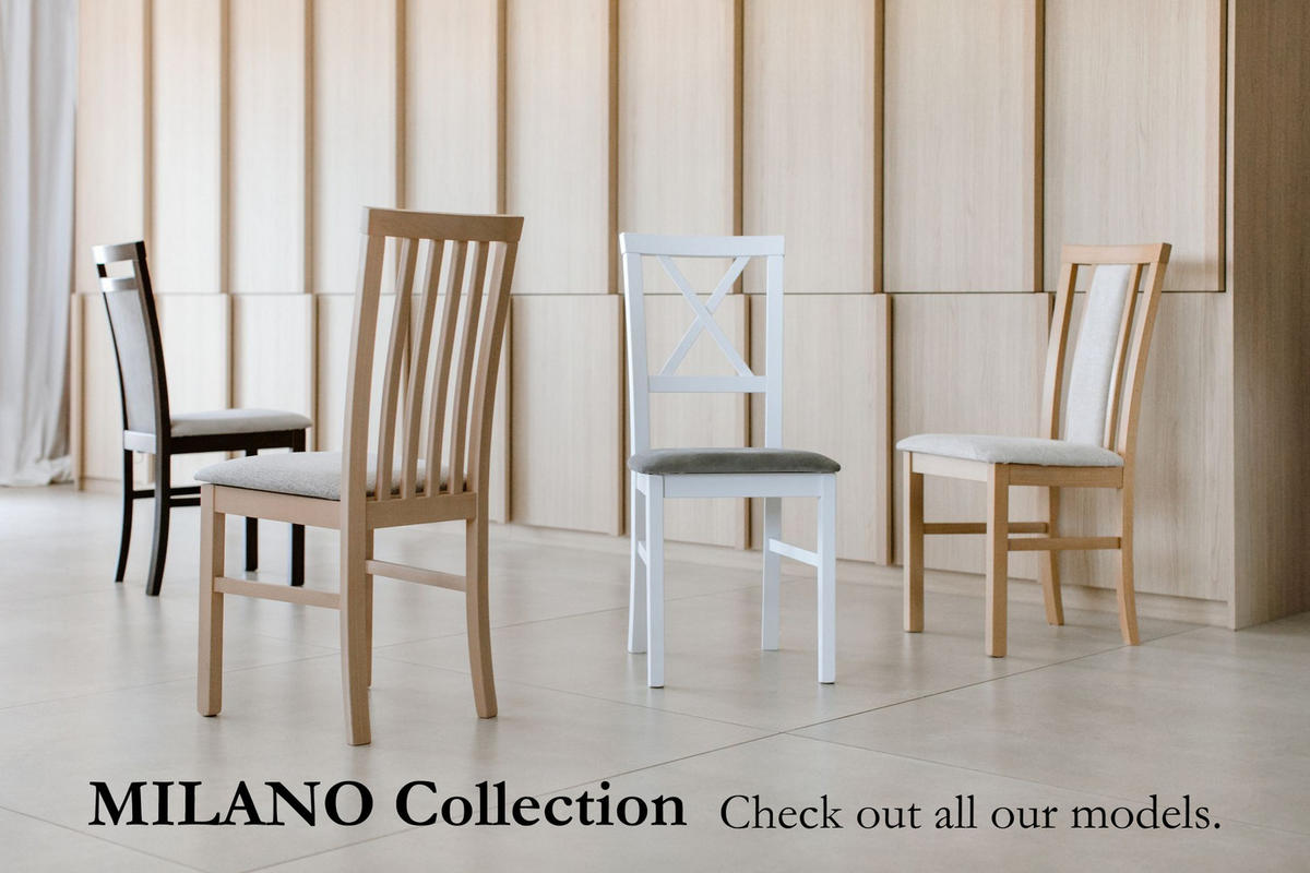 ESSZIMMERSTUHL - Set 4x MILANO 5 hell nussbaum, soro 23 - Beige/Nussbaumfarben, Holz (43/94/40cm) - Leaf Design